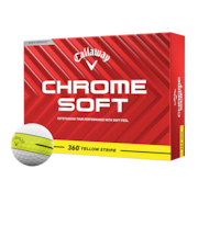 CHROME SOFT 360° YELLOW STRIPEボール（2024年モデル）