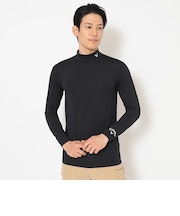 シングルジャージ長袖モックネックインナー（men's）