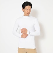 シングルジャージ長袖モックネックインナー（men's）