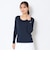 シングルジャージ長袖Uネックインナー（women's）