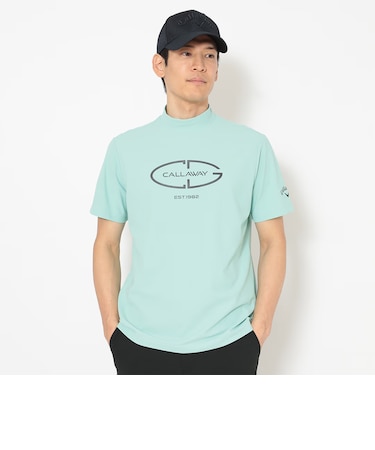 レイブロックカノコ半袖モックネックシャツ