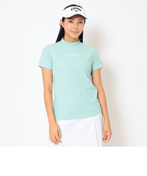 レイブロックカノコ半袖モックネックシャツ