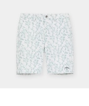 ドビーストレッチボタニカル柄ショートパンツ
