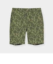 ドビーストレッチボタニカル柄ショートパンツ