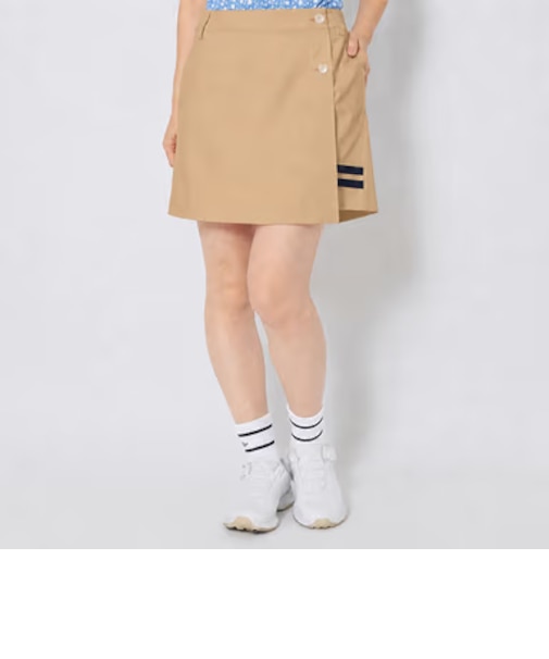ドビーストレッチキュロットスカート
