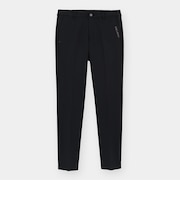 ポリエステルブロックニットテーパードパンツ