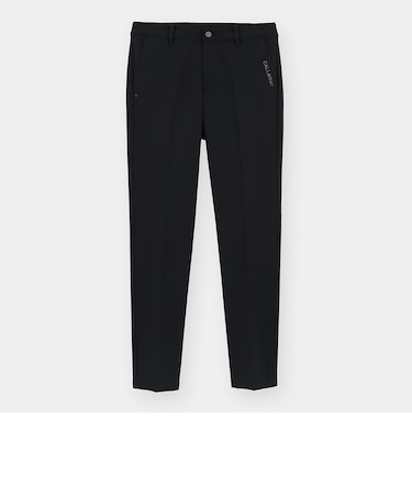 ポリエステルブロックニットテーパードパンツ