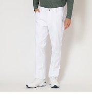 ポリエステルブロックニットテーパードパンツ