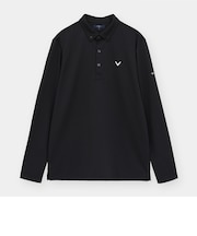 ポリエステルカノコ長袖BDシャツ