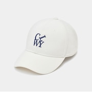スエードタッチポリエステルロゴキャップ（men's）