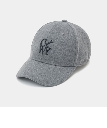 スエードタッチポリエステルロゴキャップ(men's)