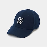 スエードタッチポリエステルロゴキャップ（men's）