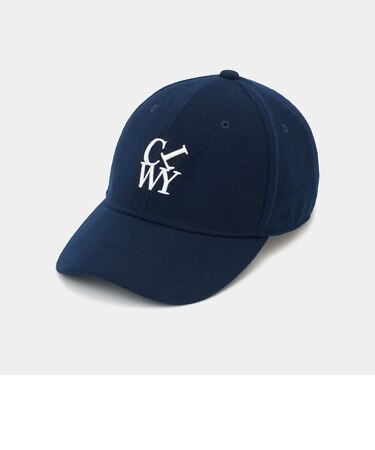 スエードタッチポリエステルロゴキャップ(men's)