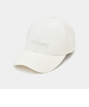 ポリエステルコーデュロイロゴキャップ（women's）