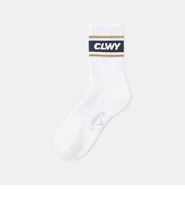 ライン入りショートソックス(women's)