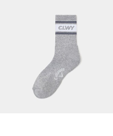 ライン入りショートソックス(women's)