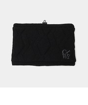 ダイヤ編みアクリルネックウォーマー（men's）