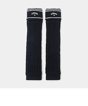 ケーブル編みアクリルレッグウォーマー（women's）