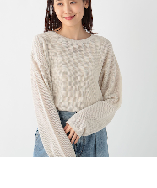 のんページ 洗えるメッシュラメプルオーバー＊タンク/135804｜グローバル