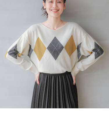 スッキレイVネックプルオーバー/115345