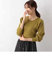 メルティ肩ボタンリブ/115949