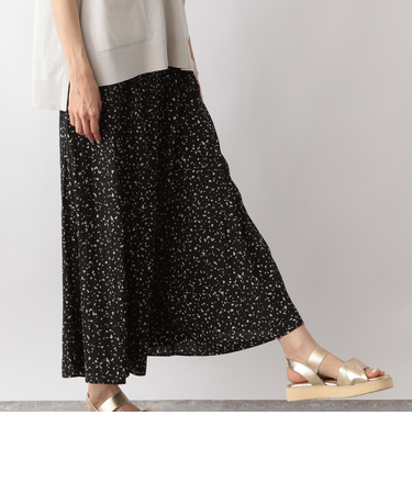 さらさらリラックスフレアワイドパンツ/975427