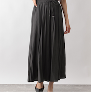 さらさらリラックスフレアワイドパンツ/975427