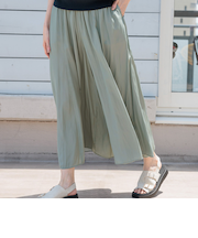 さらさらリラックスフレアワイドパンツ/975427