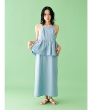 【WEB限定】ビスチェデザインキャミワンピース