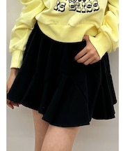 ウエストラインバンテージスウェットスカートライクショートパンツ