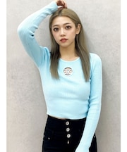 Symmetry GYDA MOLDクルーネックニットトップス