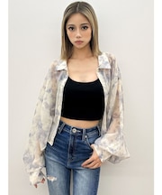 SHEERショートシャツ