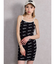 gyda bicolor ニットキャミワンピース