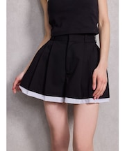 スレキデザインフレアショートパンツ