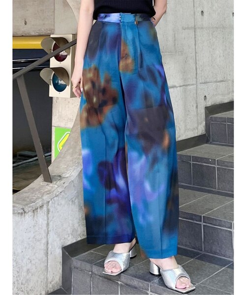 シェイドフラワーワイドパンツ｜マークスタイラーアウトレットの