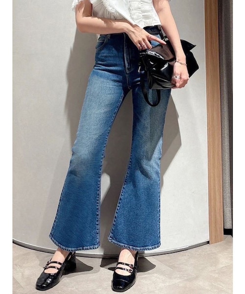 【美品】2(g+c)骨格ウェーブデニムTWF(フレア) vintage-blue TWWデニム】vintage-blue | 2(g+c)
