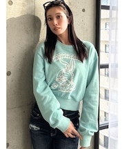 ignorance BUNNYショートスウェットトップス