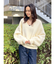 深Ｖネックルーズニット