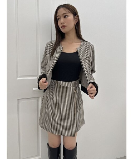 【SETUP】コンパクトジップジャコット※セットアップ対応