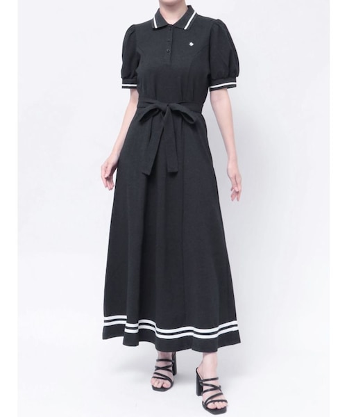 専用購入★ご希望のお値段検討値下げ中★美品ワンピース Poloコラボワンピース dazzlin ワンピース 「POLO BCS コラボ」ケーブルポロニット