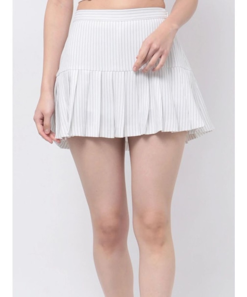 プリーツスカートライクショートパンツ