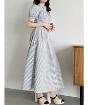 【POLO BCSコラボ/再生産】コルセットスウィッチングシャツワンピース