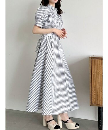 【POLO BCSコラボ/再生産】コルセットスウィッチングシャツワンピース