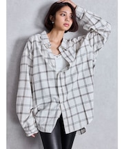 Trad comfort checkシャツ