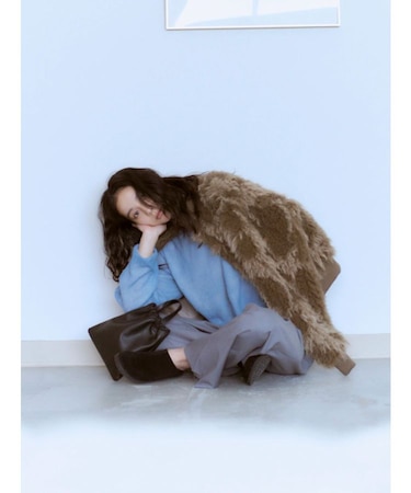 ミックスファーショートブルゾン