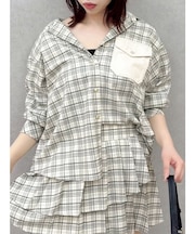 【セットアップ対応】チェックオーバーアソートシャツ