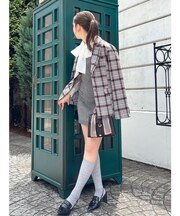 【セットアップ対応】ダブルカラーテーラージャケット