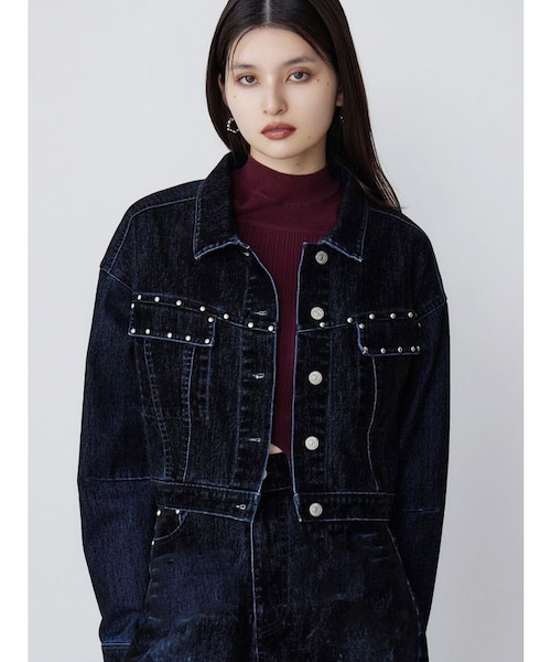 フロッキーデニムジャケット【セット販売対象】｜マークスタイラー