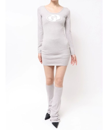 レッグウォーマーSET GD インターシャニットワンピース