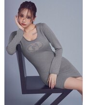 レッグウォーマーSET GD インターシャニットワンピース